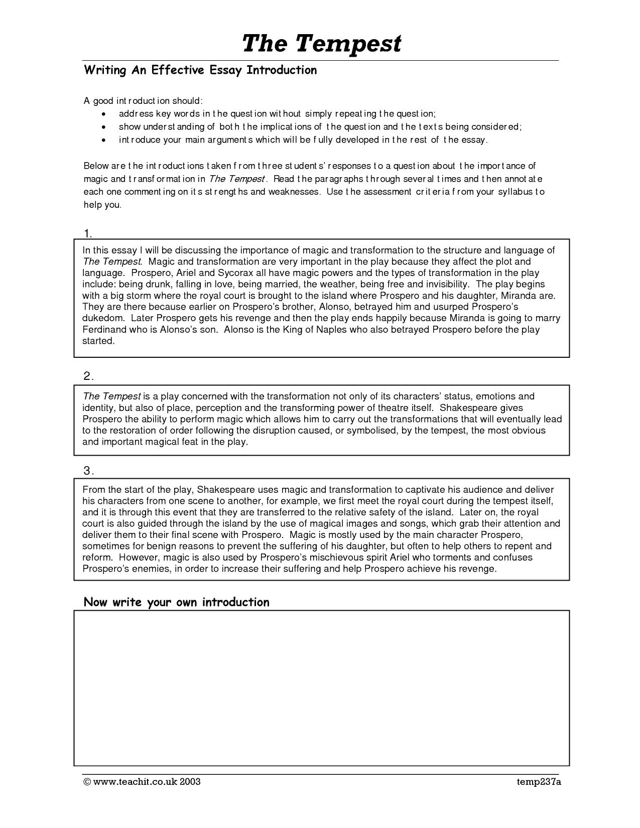 write an essay introduction z pdf